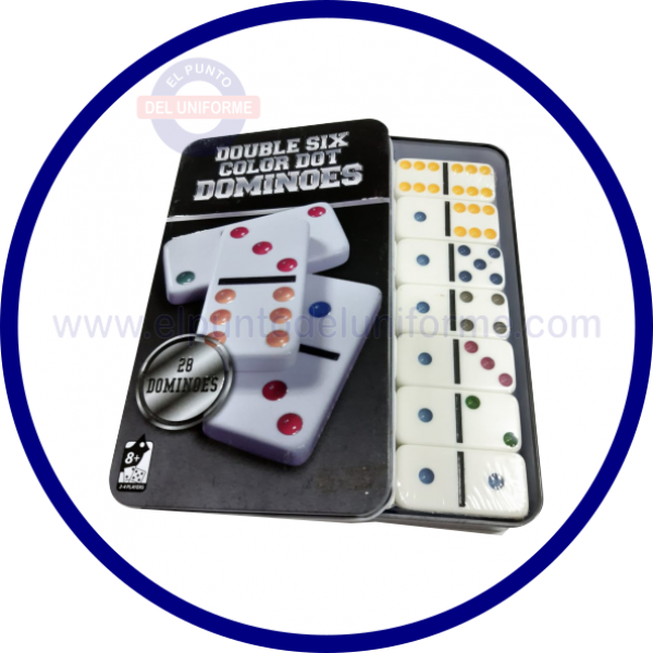 DOMINO EN CAJA METALICA