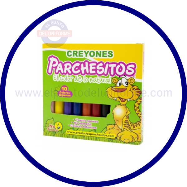 CRAYONES YUMBO PARCHESITOS X 10
