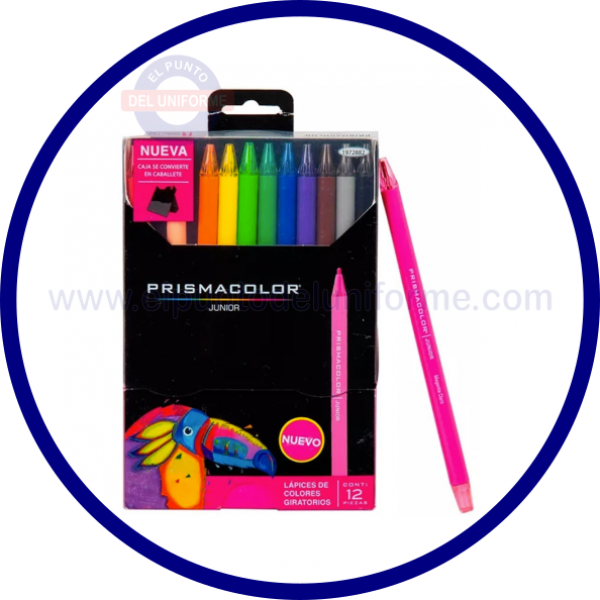 LAPICES DE COLORES GIRATORIOS X 12 PRISMACOLOR