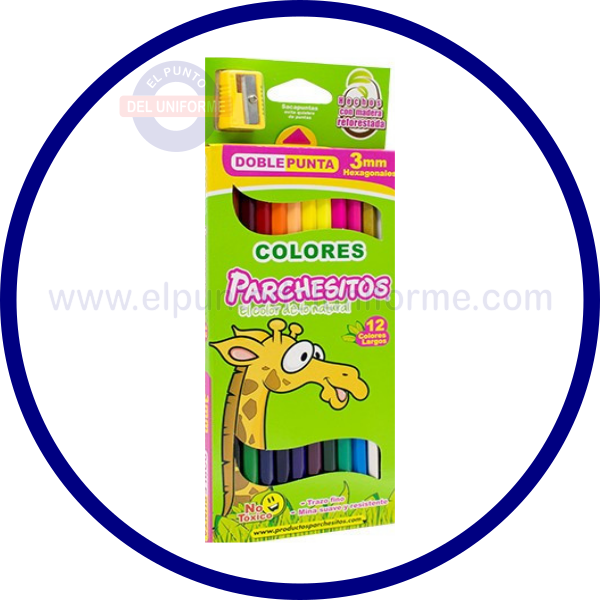 COLORES PARCHESITO X 12 LARGOS